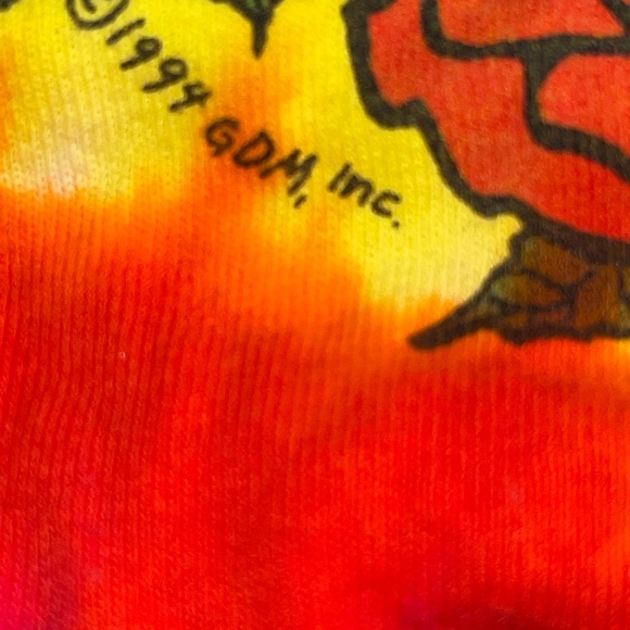 Grateful dead 1994 tour shirt tyedye; OG - Picture 6 of 12